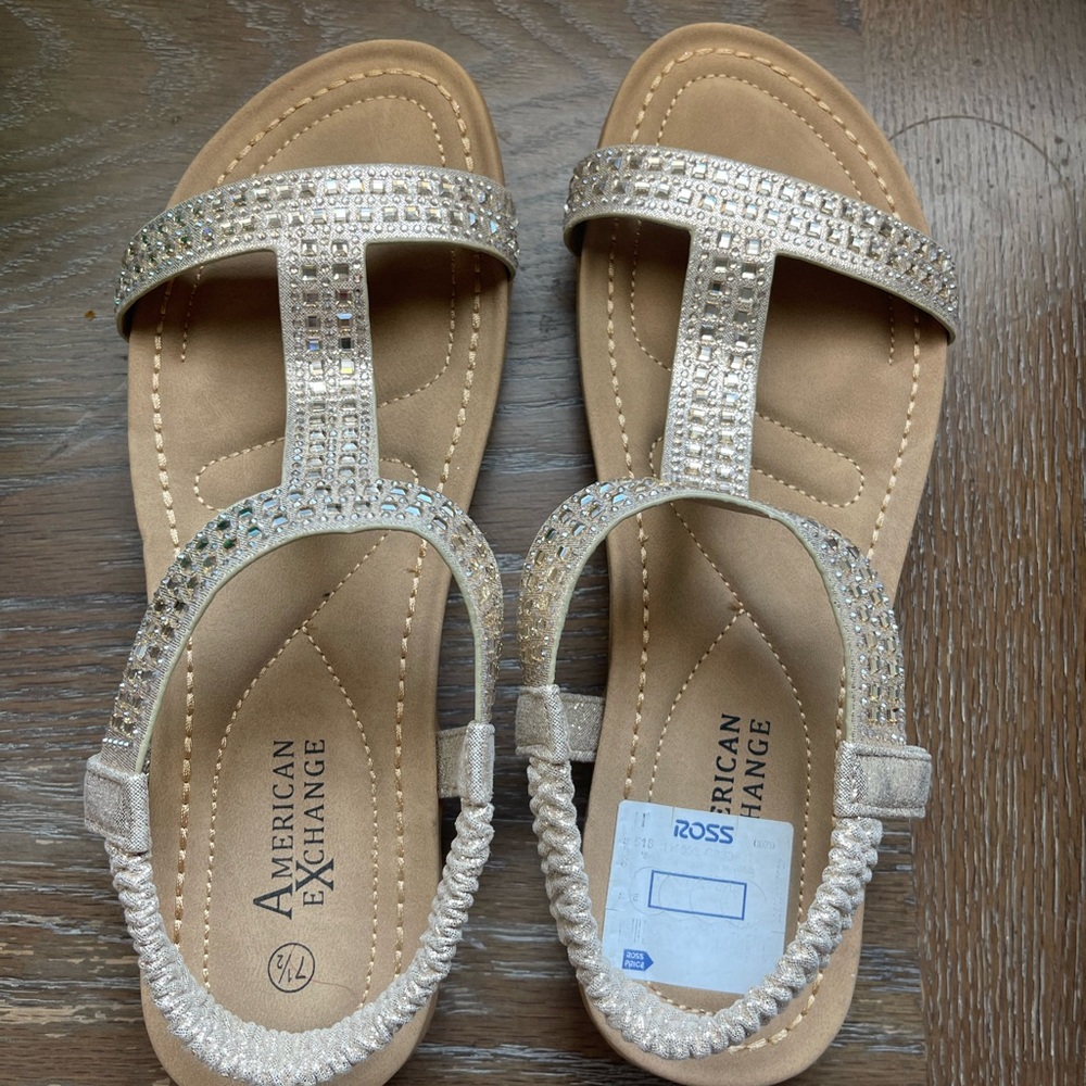 American Exchange Women's Glittering Sandals